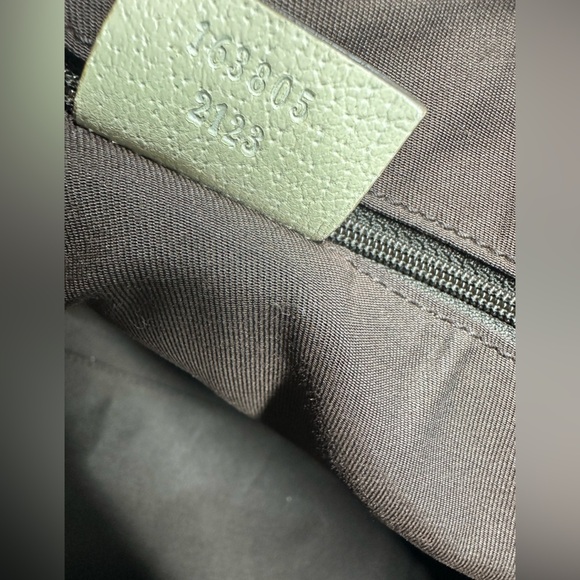 Authentic GUCCI Princy Web Sherry Line Canvas Leather Tote w/COA - Picture 11 of 12